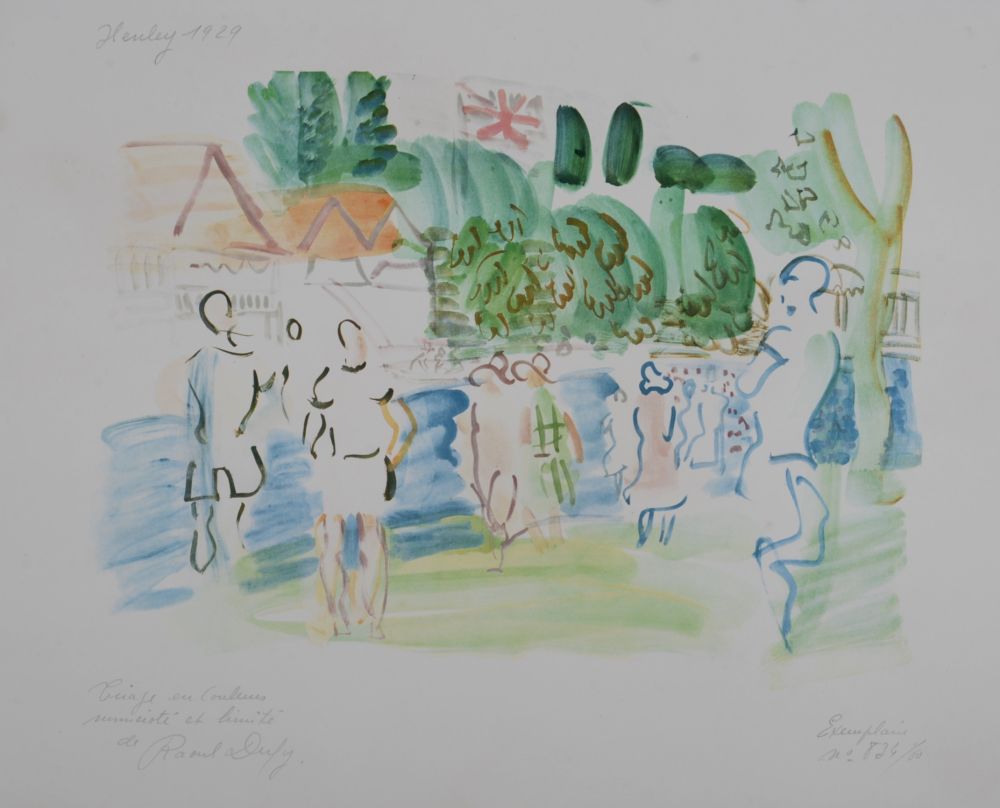 リトグラフ Dufy - Henley 1929, 1949