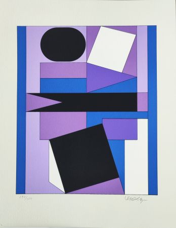 シルクスクリーン Vasarely - Herim