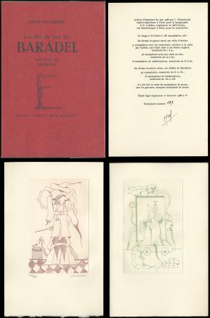 挿絵入り本 Camacho  - Hervé Delabare : Les dits du sire de BARADEL. Eaux-fortes de Camacho (1968).