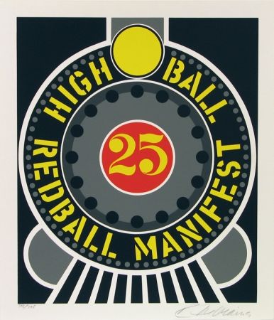 シルクスクリーン Indiana - High Ball Red Ball Manifest 25