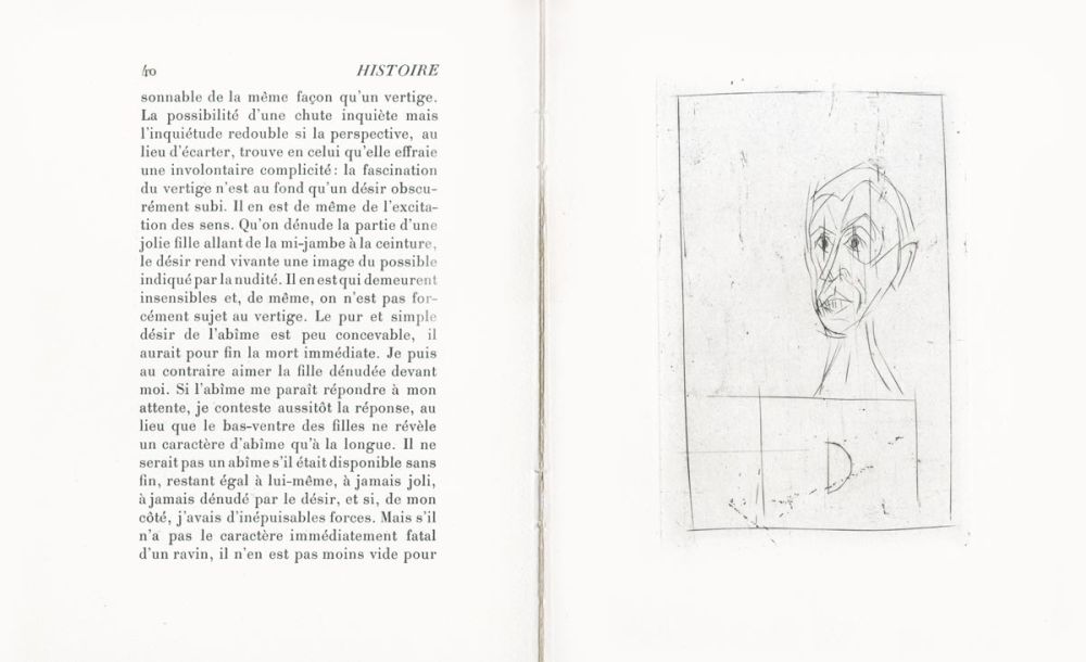 エッチング Giacometti - Histoire de Rats
