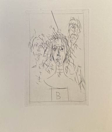 彫版 Giacometti - Histoire de rats B II