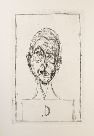 彫版 Giacometti - Histoire de rats (Self Portrait II)