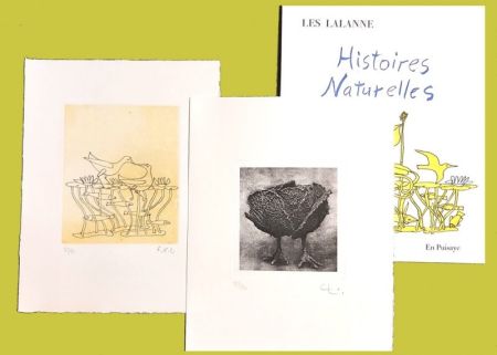 挿絵入り本 Lalanne - HISTOIRES NATURELLES, CHOUPATTE + En Puisaye