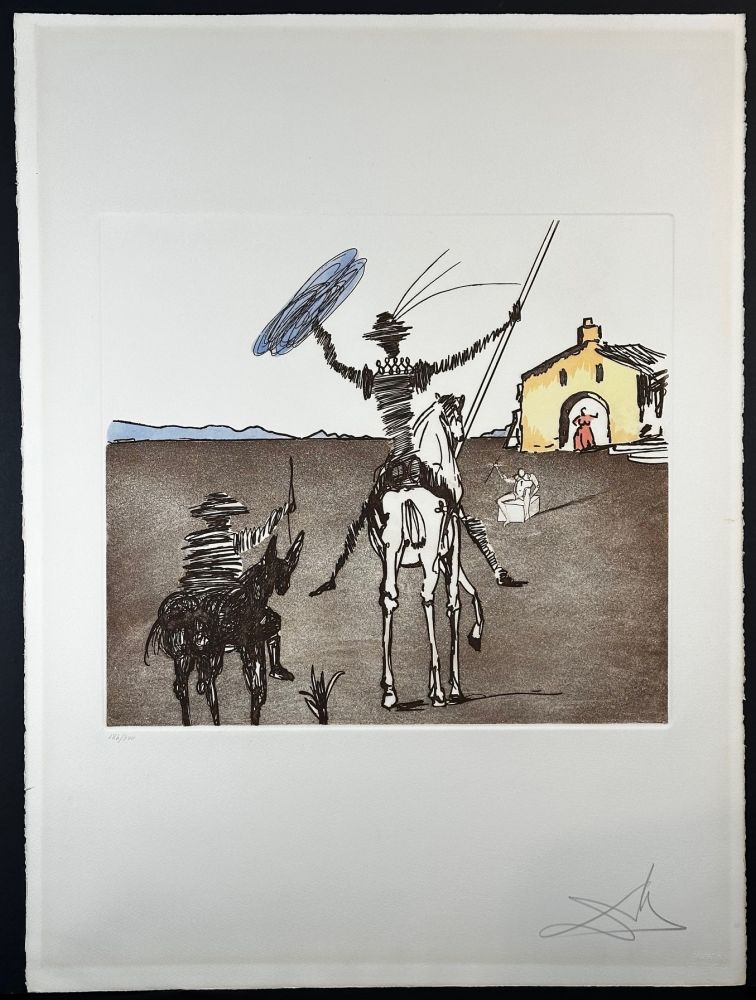 彫版 Dali - Historia de Don Quichotte de la Mancha The Imppossible Dream