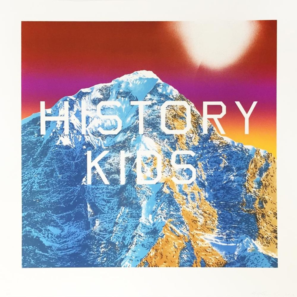 リトグラフ Ruscha - History Kids