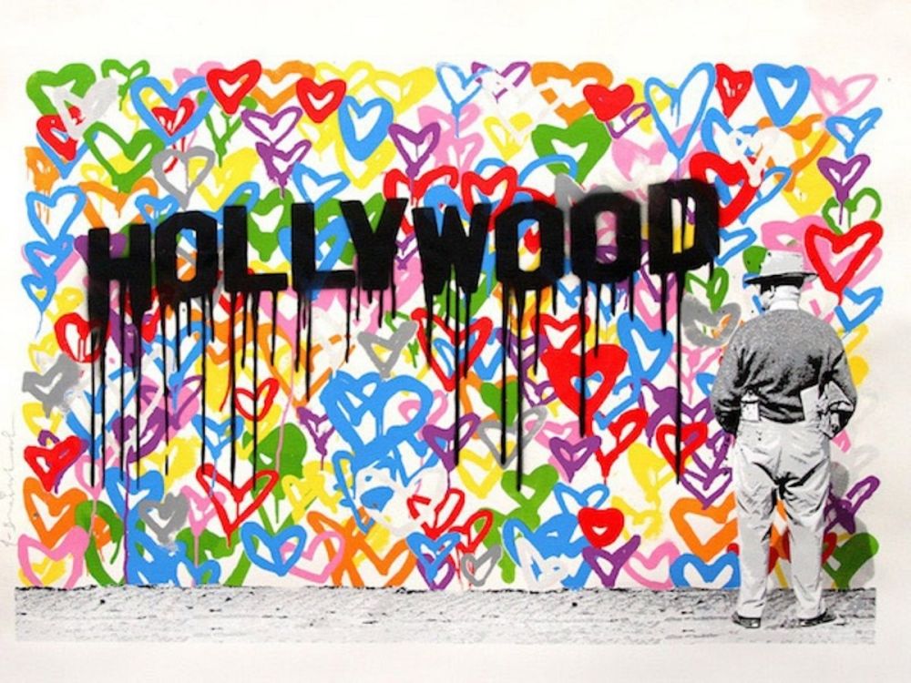 リトグラフ Mr. Brainwash - Hollywood