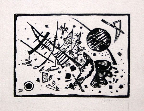 木版 Kandinsky - Holzschnitt für die Ganymed-Mappe (from Der Dritten Ganymed-Mappe)