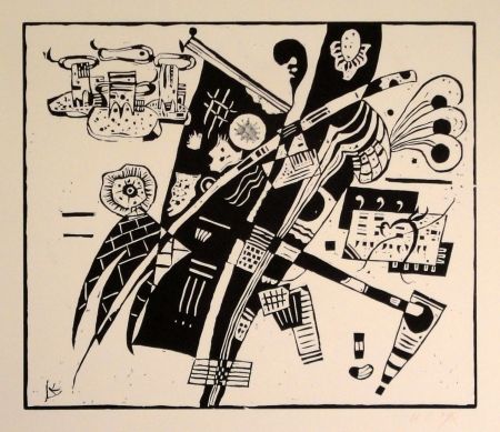 木版 Kandinsky - (Holzschnitt um 1935)