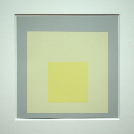 シルクスクリーン Albers - Homage to the Square - Morning Sight