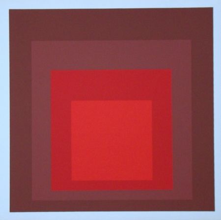 シルクスクリーン Albers - Homage to the Square - R-I d-5, 1969