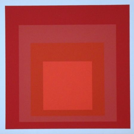 シルクスクリーン Albers - Homage to the Square - R-III a-4, 1968