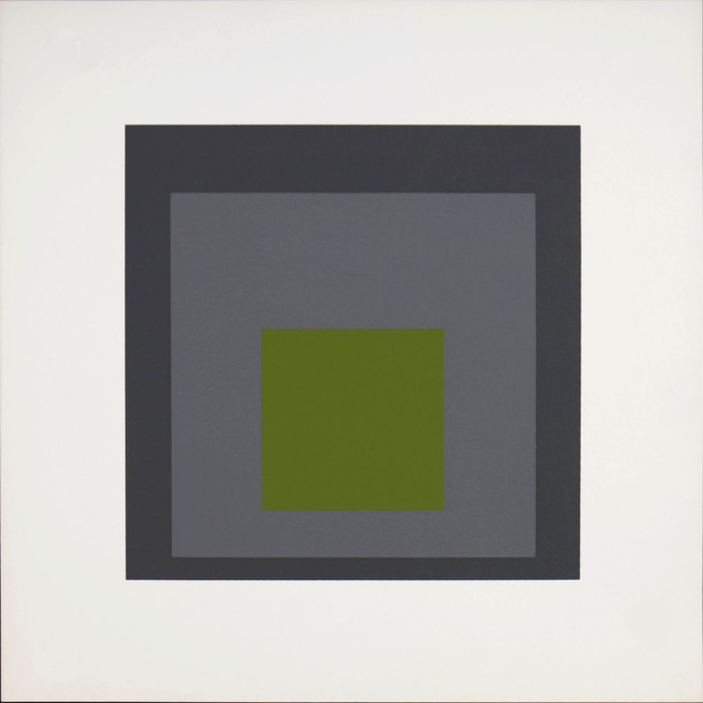 シルクスクリーン Albers - Homage to the Square: Ten Works by Josef Albers (#II), 1962