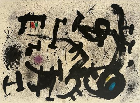 リトグラフ Miró - Homenatge a Joan Prats 
