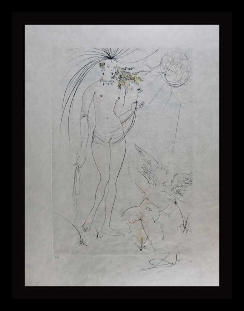 彫版 Dali - Hommage a Albrecht Durer Venus & Cupid