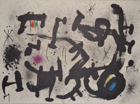 リトグラフ Miró - Hommage A Joan Prats - M1034