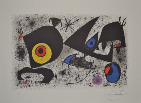 リトグラフ Miró - Hommage A Miro - M868