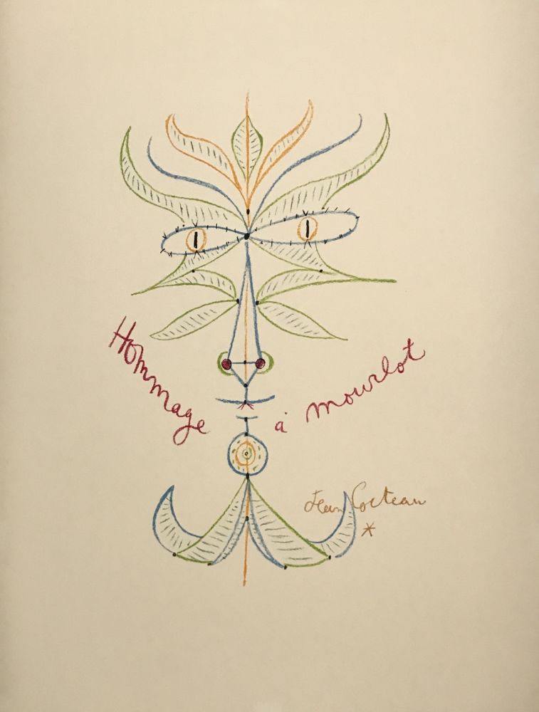 リトグラフ Cocteau - Hommage a Mourlot