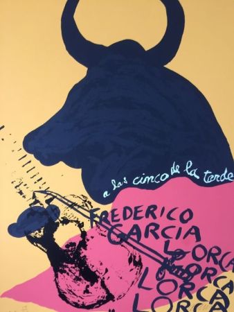 シルクスクリーン Arman - Hommage to Federico Garcia LOrca