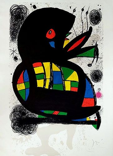 リトグラフ Miró - Hommage à Maeght