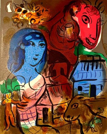 リトグラフ Chagall - Hommage à Marc Chagall