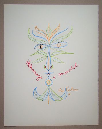 リトグラフ Cocteau - Hommage à Mourlot
