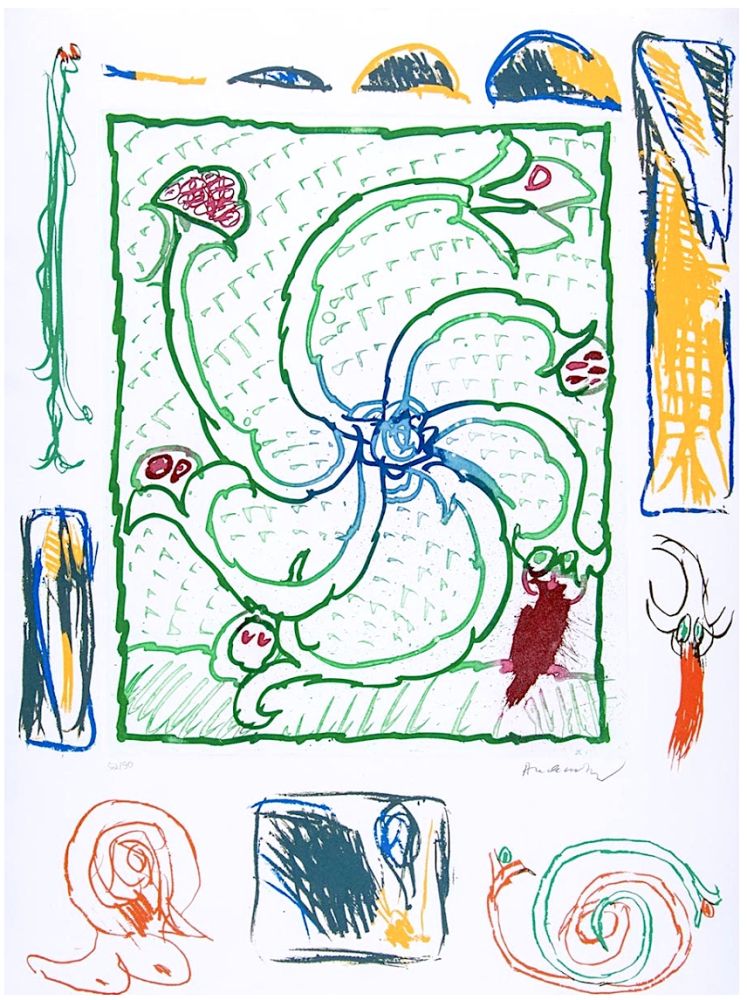 リトグラフ Alechinsky - Hommage à Picasso