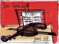 リトグラフ Buffet - Hommage à Raoul Dufy