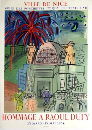 リトグラフ Dufy - Hommage à Raoul Dufy  Ville de Nice