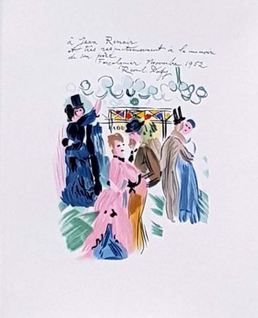 リトグラフ Dufy - Hommage à Renoir