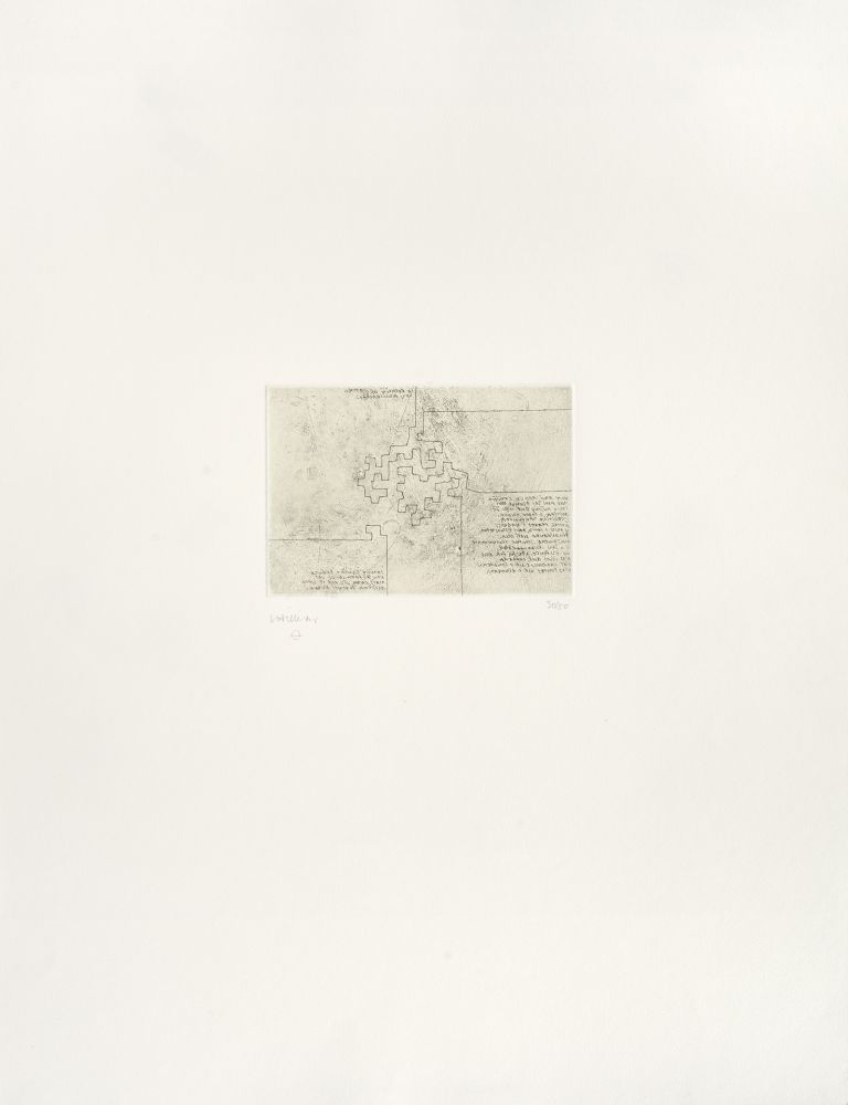 彫版 Chillida - Hommage à Rosalia de Castro 