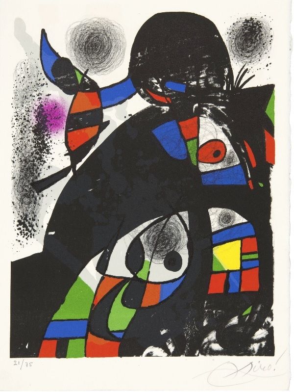 リトグラフ Miró - Hommage à San Lazzaro
