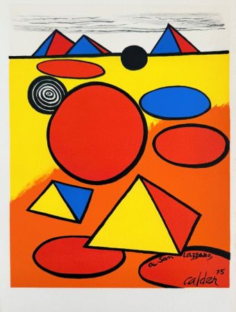 リトグラフ Calder - Hommage à San Lazzaro