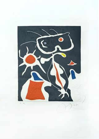彫版 Miró - Hommage à San Lazzaro