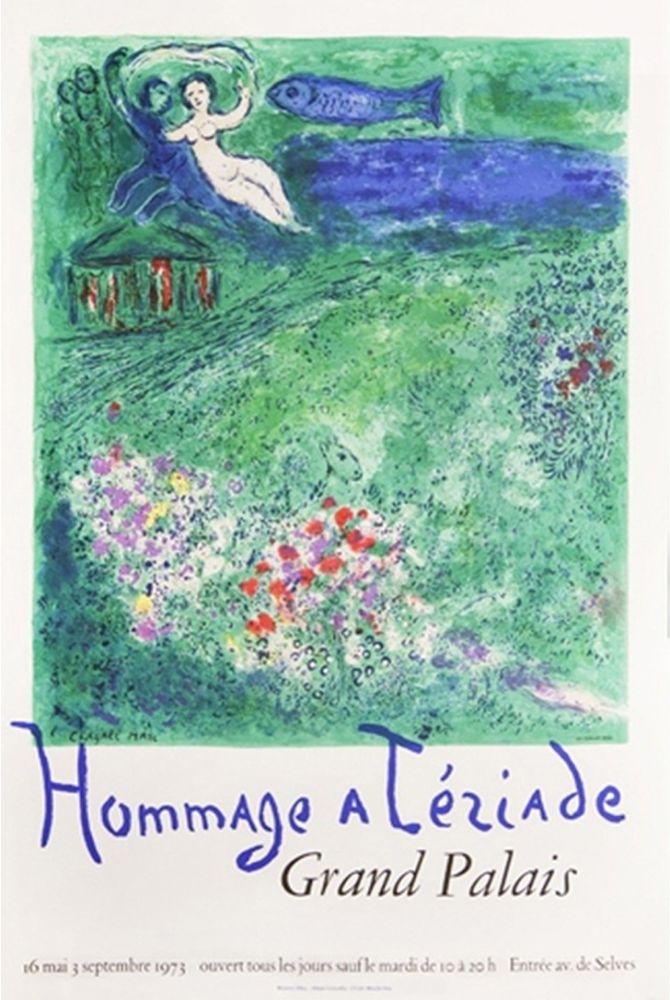 リトグラフ Chagall - Hommage à Tériade