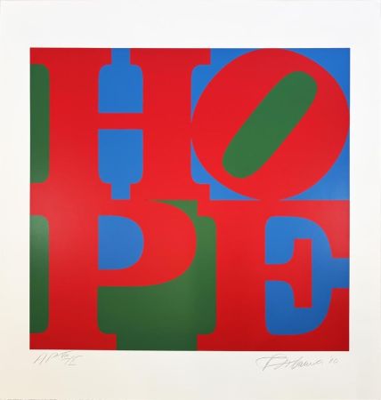 シルクスクリーン Indiana - Hope (Red, Blue, Green)