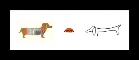 リトグラフ Leirner - Hot Dog