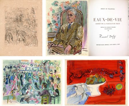挿絵入り本 Dufy - Héron de Villefosse : EAUX DE VIE (11 pochoirs de Raoul Dufy) 1954