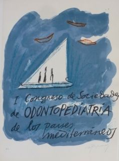 リトグラフ Ràfols Casamada - I CONGRESO DE SOCIEDADA DE ODONTOPEDIATRIA