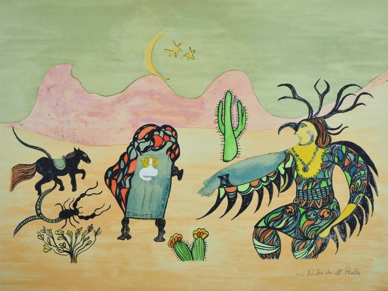 リトグラフ De Saint Phalle - I dreamt I was in Arizona 