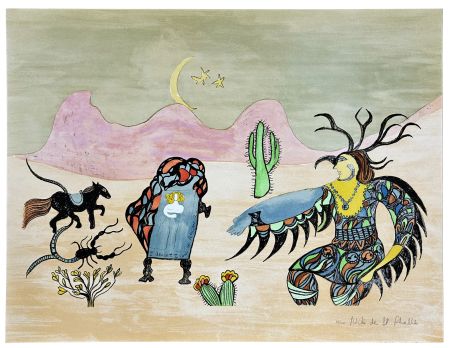 リトグラフ De Saint Phalle - I dreamt I was in Arizona