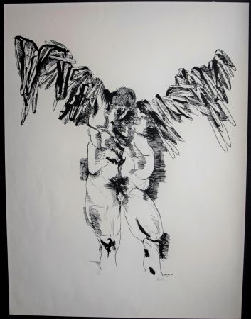 リトグラフ Baskin - Icarus