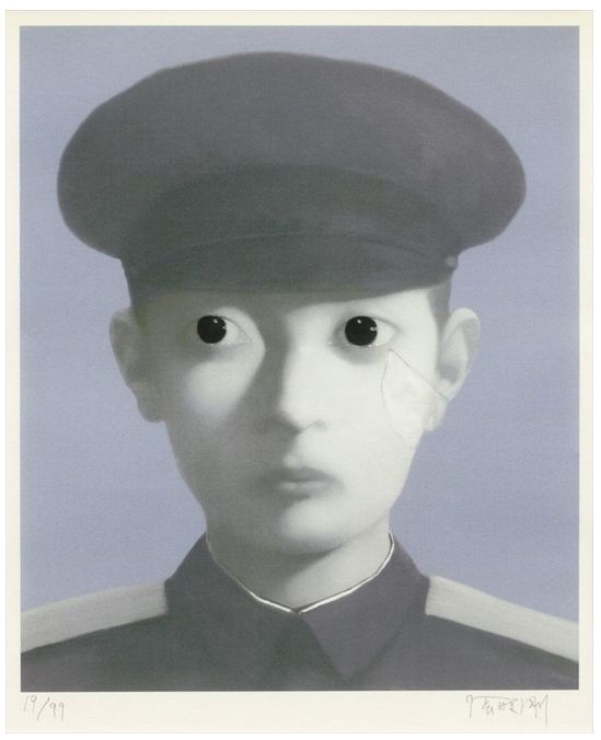 リトグラフ Zhang  - Identity Portrait 