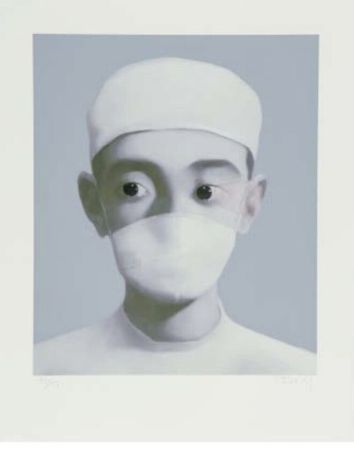リトグラフ Xiaogang - Identity Portrait