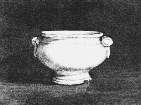 エッチング Cacciarini - Il vaso bianco