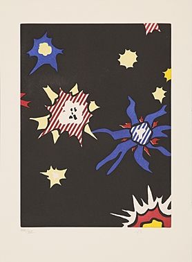 エッチングと　アクチアント Lichtenstein - Illustration for 