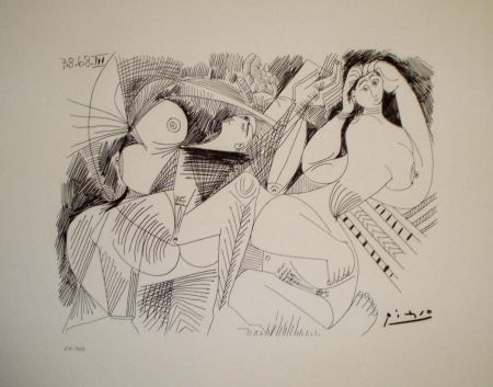 リトグラフ Picasso - Ilustración para La Celestina