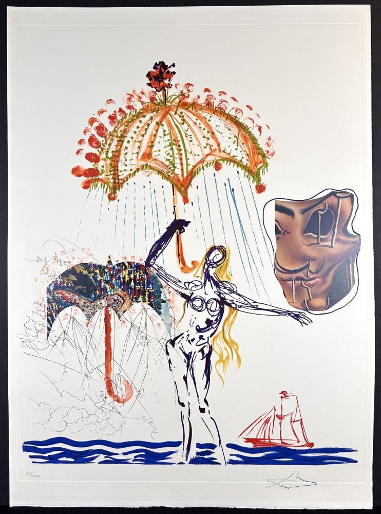 彫版 Dali - Imaginations & Objects of The Future Anti-Umbrella with Atomized Liquid