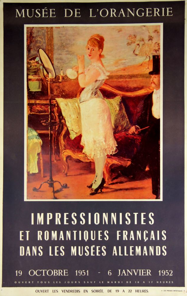 オフセット Manet - Impressionistes et Romantiques  Musee de L'Orangerie
