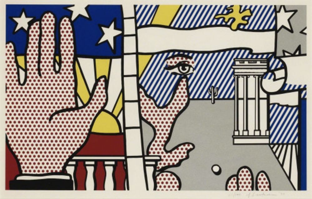 シルクスクリーン Lichtenstein - Inaugural Print